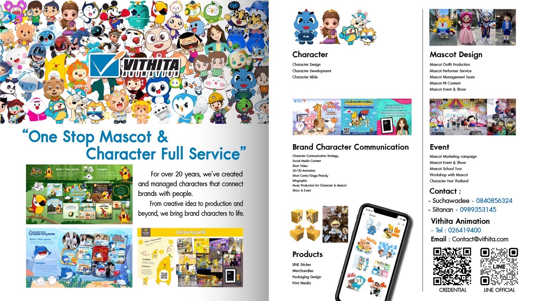 Vithita Animation Mascot character service